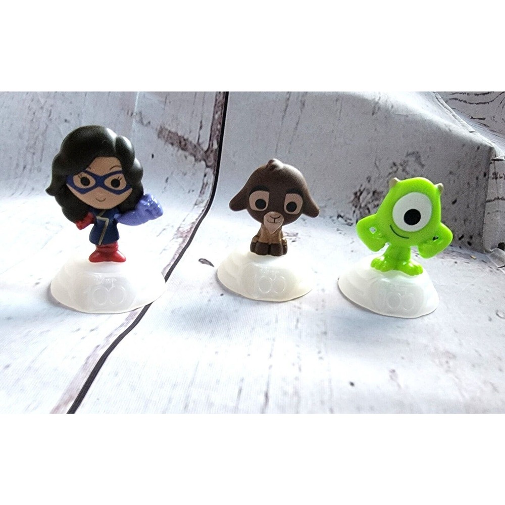 2023 McDonald's Disney 100 Anniversary MS. MARVEL Wish Valention Mike Wazowski